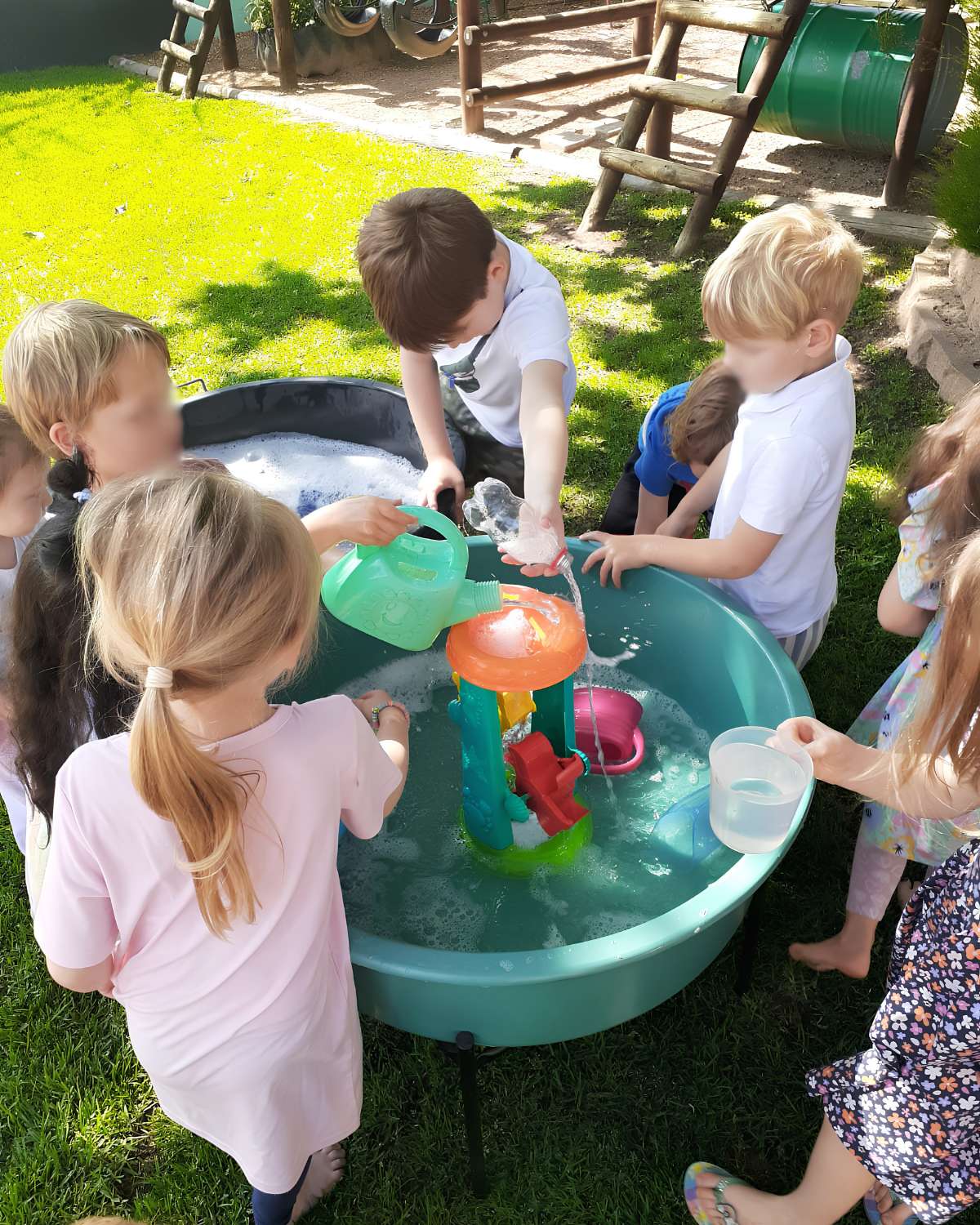 Children playing at THE OAK TREE Playschool